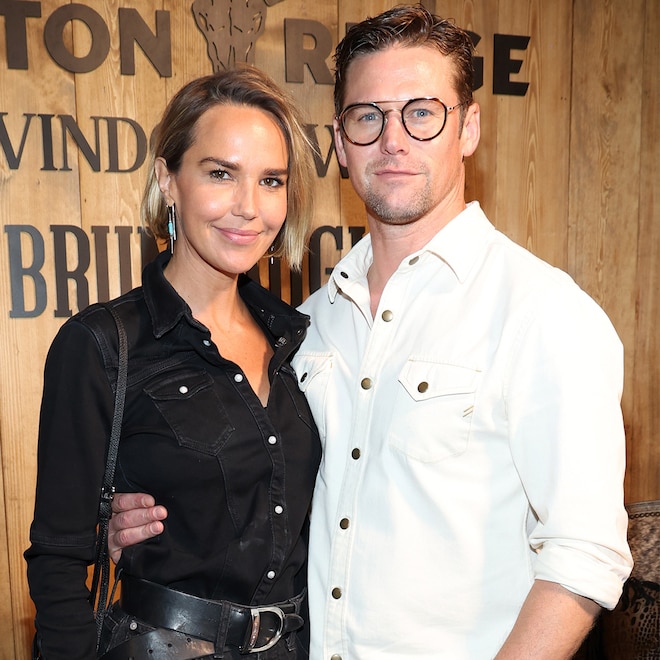 Arielle Kebbel and Zach Roerig attend while Teton Ridge brings "Window To The West" series from the heart of Texas to the streets of NYC on September 12, 2024 in New York City.